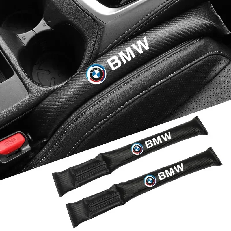 

2Pcs Carbon Fiber Car Interior Seat Gap Plug Filler Pad For BMW 50th Anniversary F25 G20 F15 F16 E90 E91 E92 E60 E84 G01 G02 G30