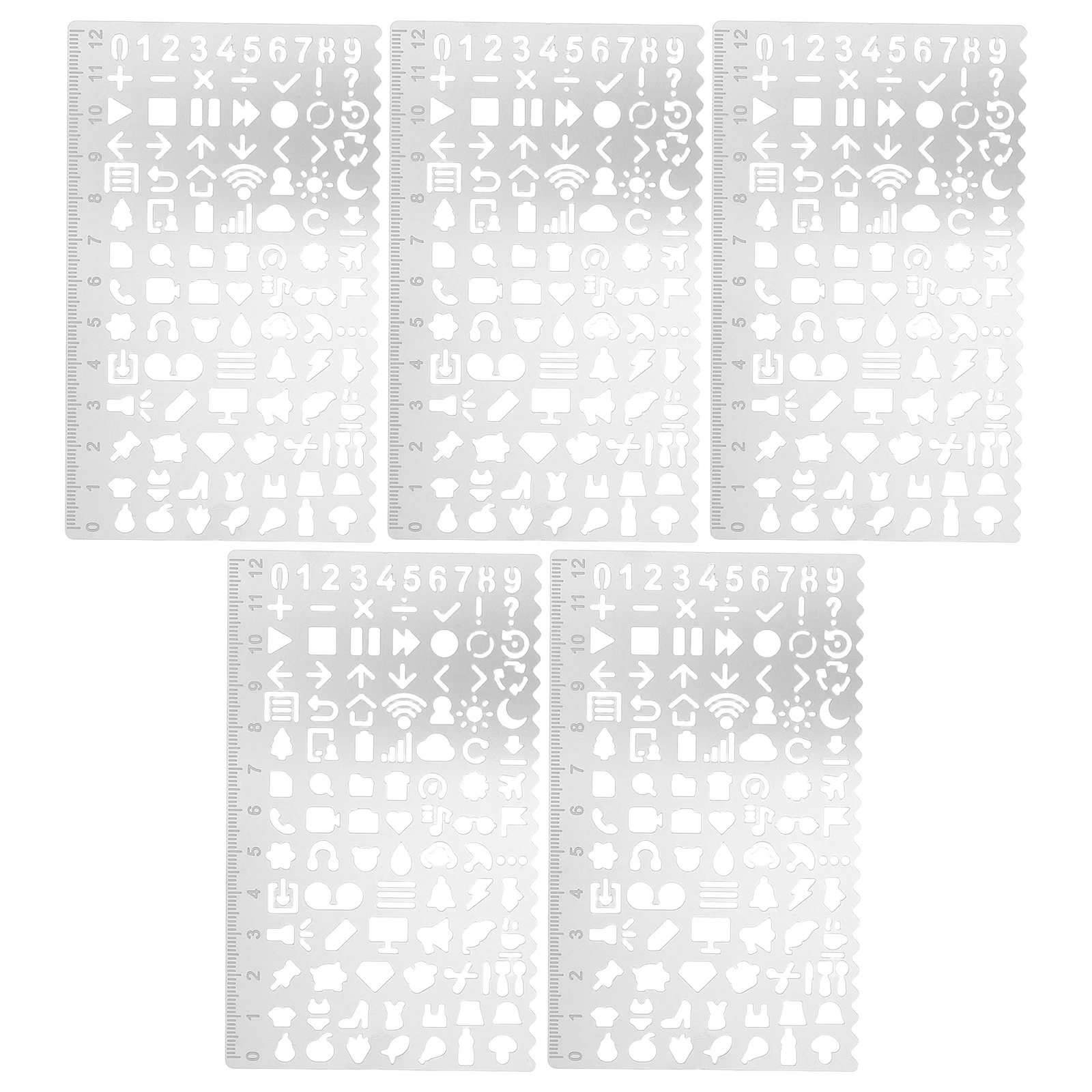 مسطرة قالب رسم 30 سم أداة هندسية شفافة من البلاستيك لتصميم الصياغة الهندسية للطلاب الفنيين