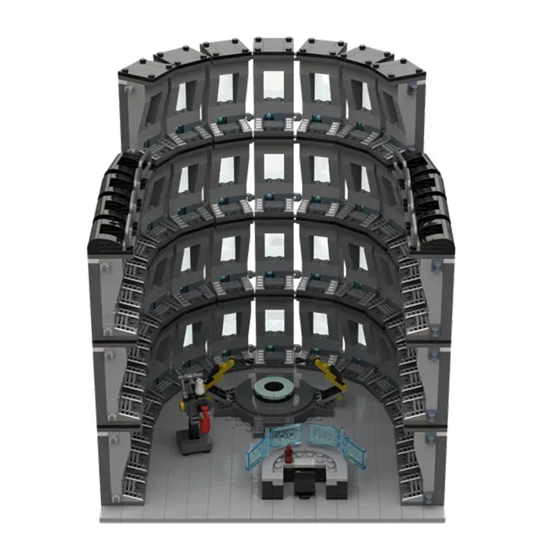 Modello di film popolare Collezione di mattoni da costruzione Moc Tecnologia Hall Of Armor Blocchi modulari Regalo Giocattoli di Natale Set fai da te Assemblaggio