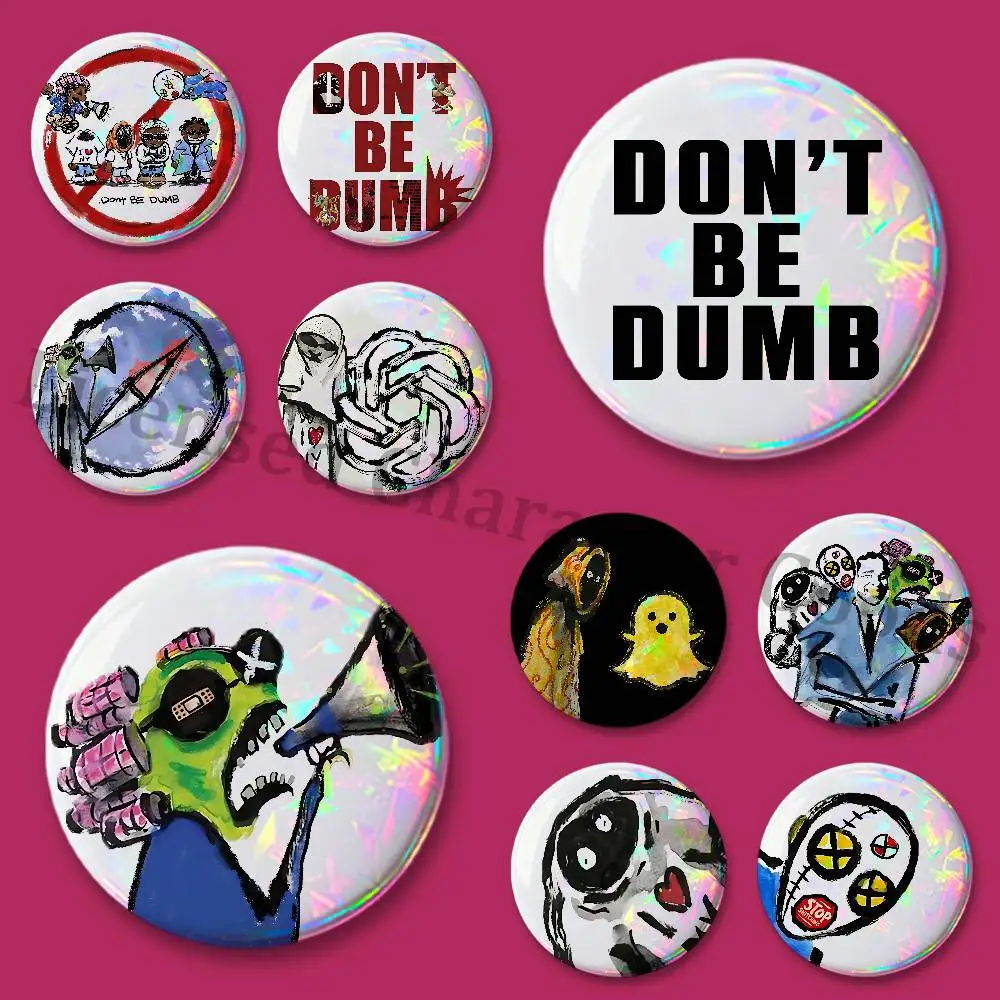 Dont Be Dumb A-Asap R-Rocky Custom Badges 75mm 44mm 25mm 32mm 58mm Hat Backpack Accessories Toys