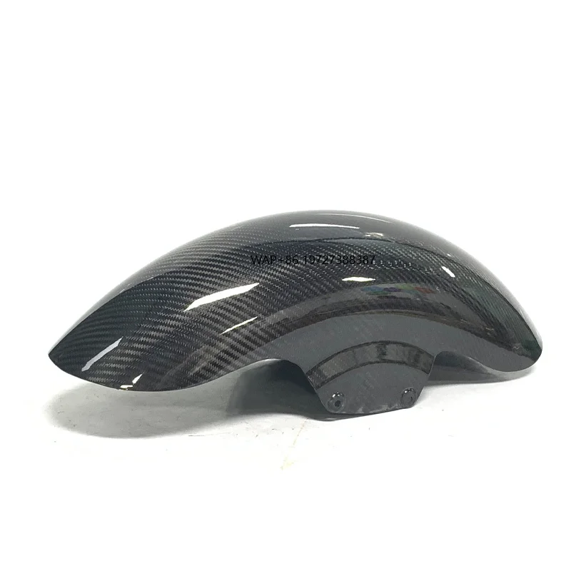 

Factory Carbon Fiber Black Gloss Front Mudguard Fit for Street Road for Front Mudguard 2009+