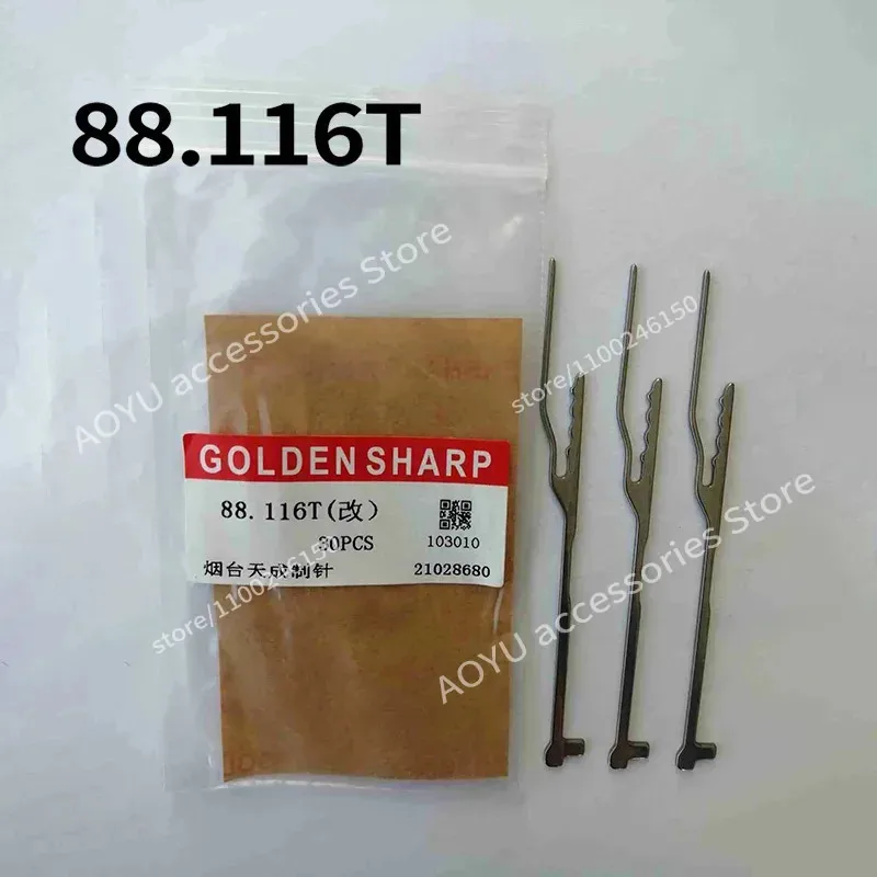 150 Pcs GOLDEN SHARP 88.116T Spring Jack  Auxiliary Needles 7G For Computerized Flat Knitting Machines