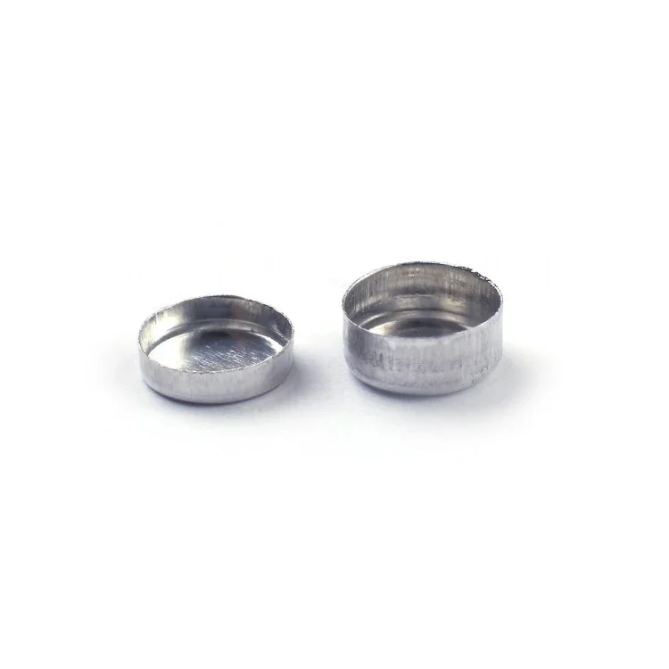 TGA & DSC pans for  For SETARAM (Crucibles)  6.7*3mm Aluminum Sample Pans with cover 100 pieces / pack