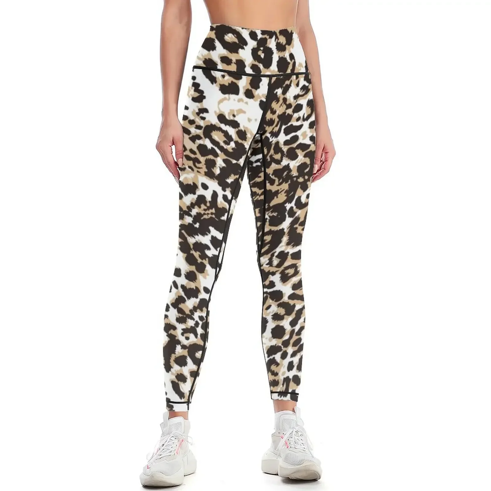 

White Leopard BMD Leggings sports tennis for sports shirts gym Sports pants for gym sportswear woman Womens Leggings