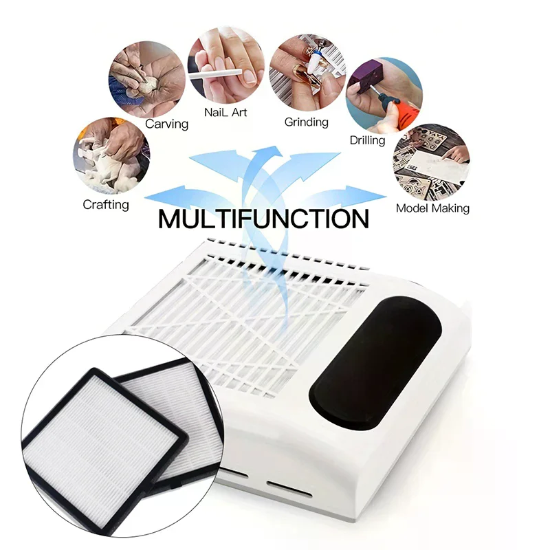 Nail Vacuum Cleaner Specialized Filter Nail Dust Storage Filter Element Manicure Screen Plate Brushless