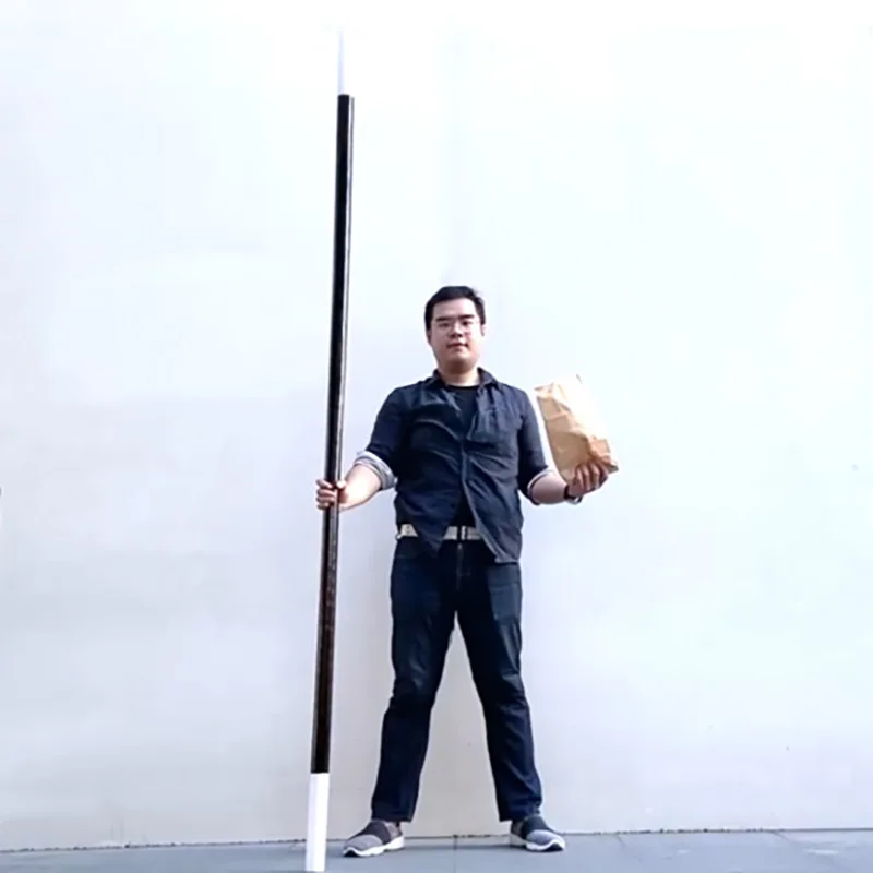 Appearing Stick - 2.5M Magic Tricks Magician Stage Street Illusions Gimmicks Mentalism Big Straw Appreaing From Paper Bag Magia