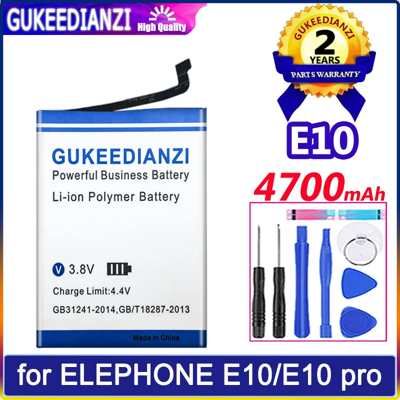 

GUKEEDIANZI Battery 4700mah for ELEPHONE E10 Pro e10pro Batteries