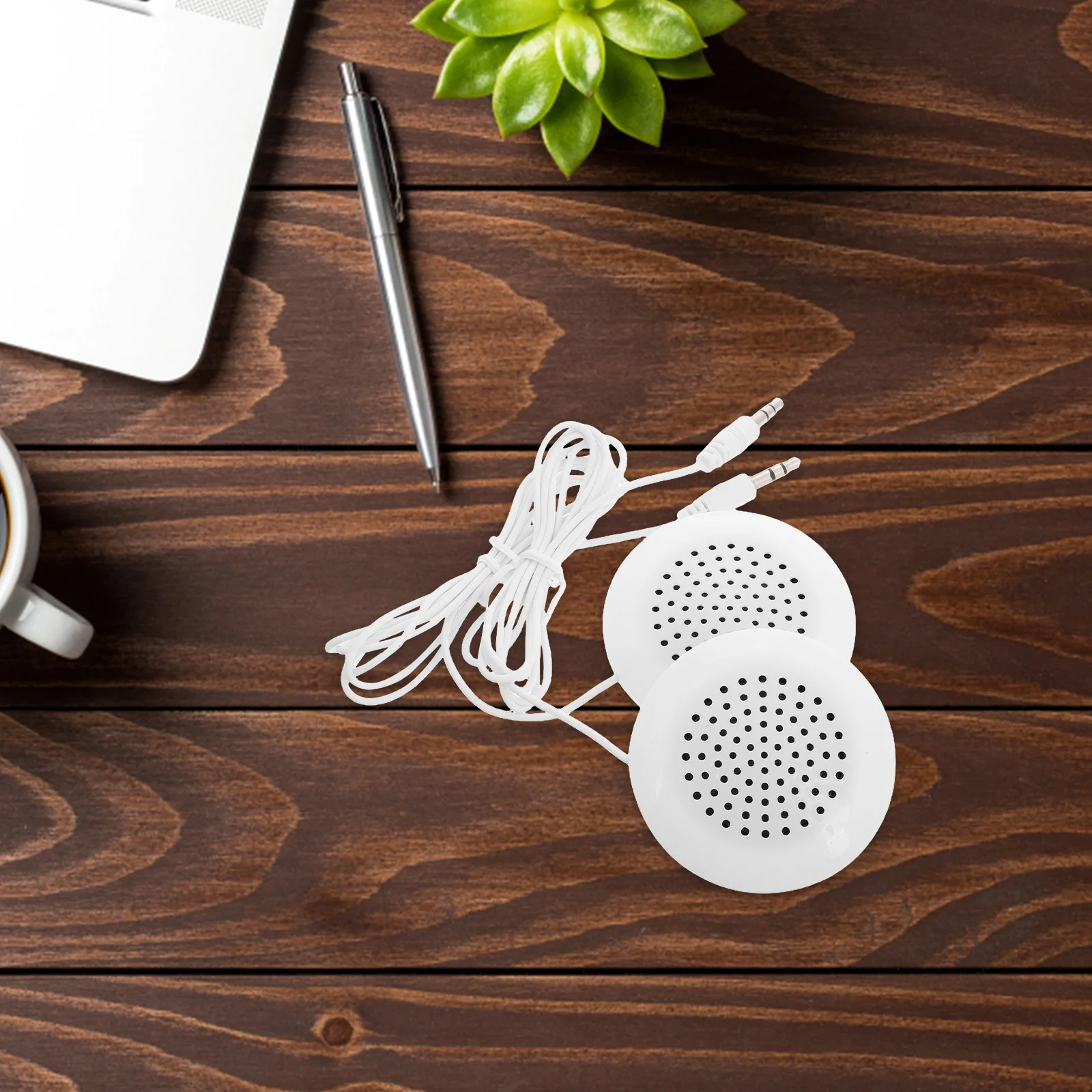 

2pcs Mini Portable Speaker With 3.5Mm Jack For Mp3 Mp4 Cd Player Tablet Phone Under Pillow Sleep Music Stereo Sound Small