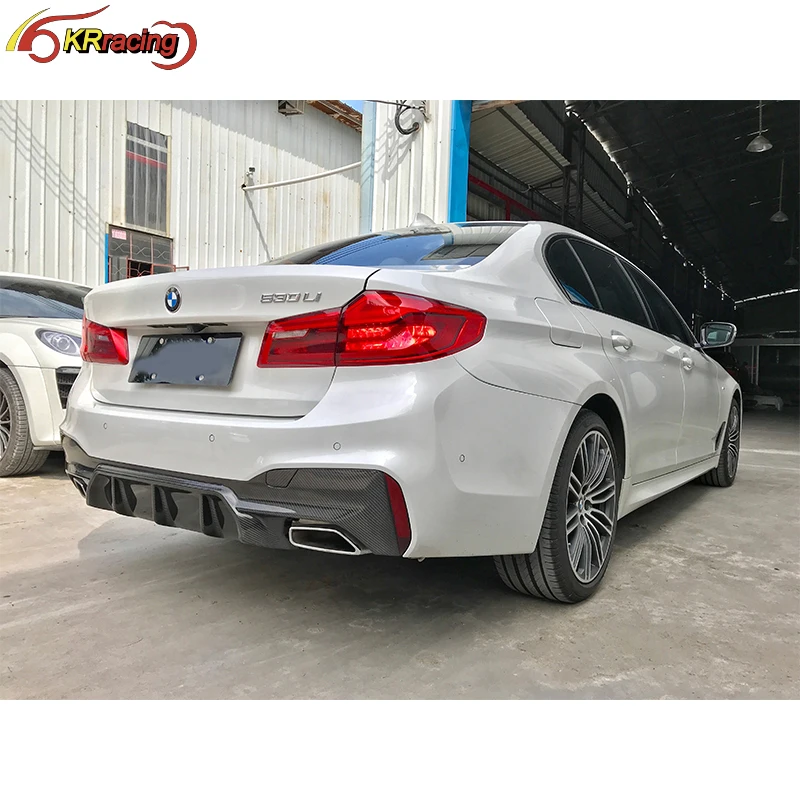 

suitable for M5 Style Carbon Fiber Rear Diffuser Lip for BMW 5 Series G30 G38 F90 2018-2019