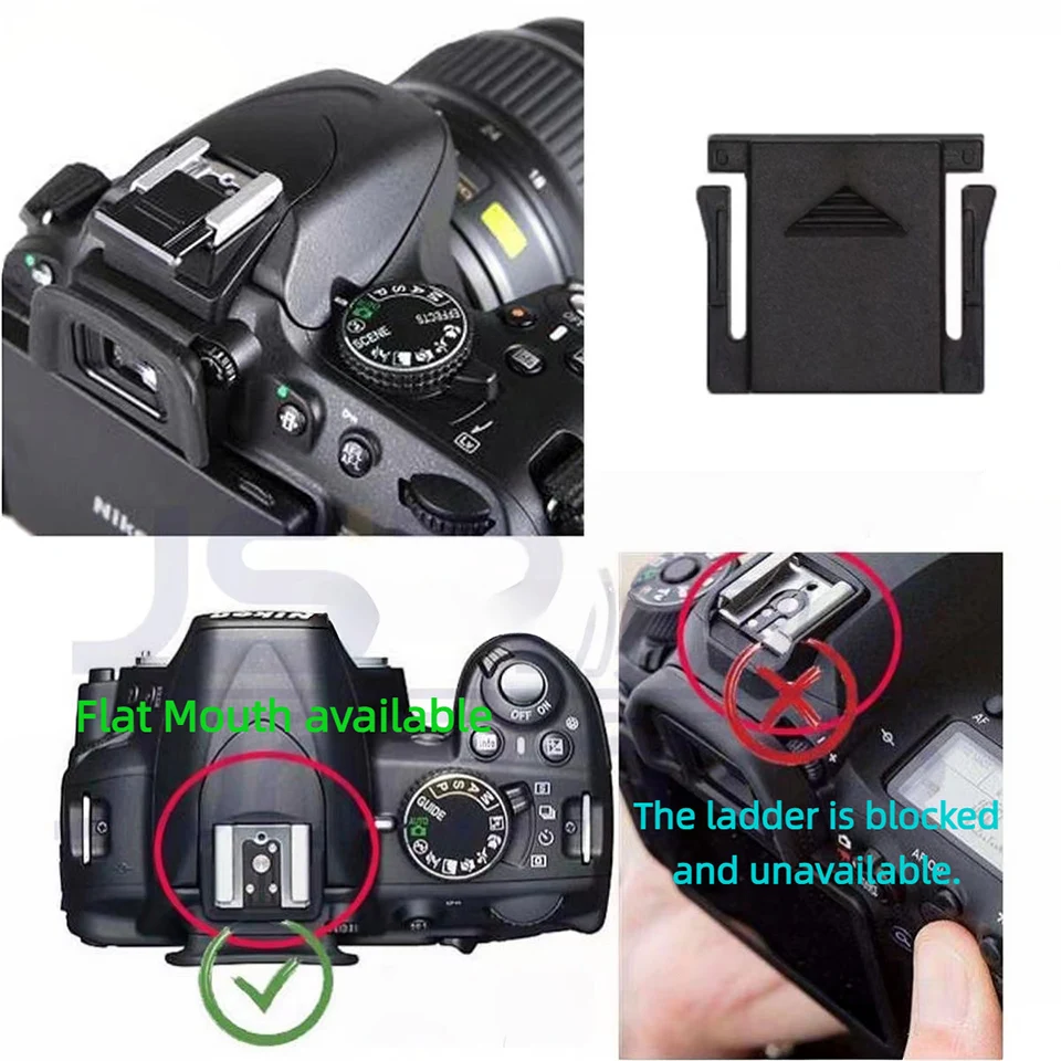 Camera Flash Hot Shoe Protection Cover Universal accessories BS-1 For Canon Nikon Olympus Pentax Sony Fuji Leica Lumix DSLR SLR view 5