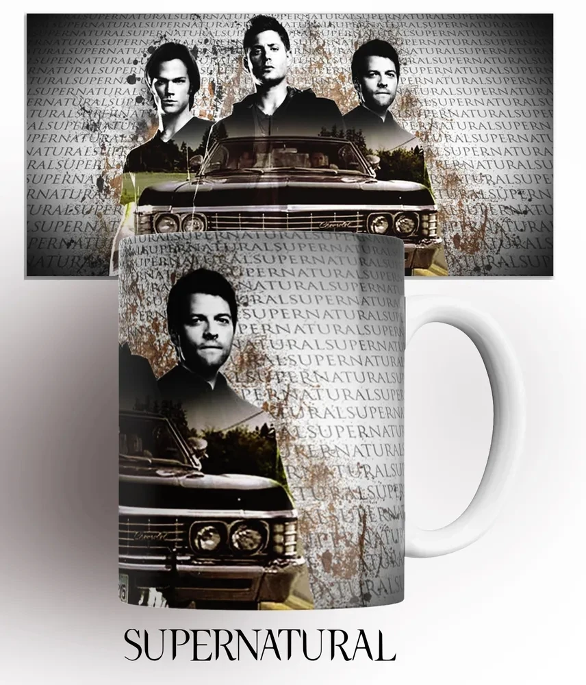 2023 Supernatural Brother Coffee Mug 350ml High Quality Ceramic Creative Tea Cup Home Milk Cup Men Beer Cup