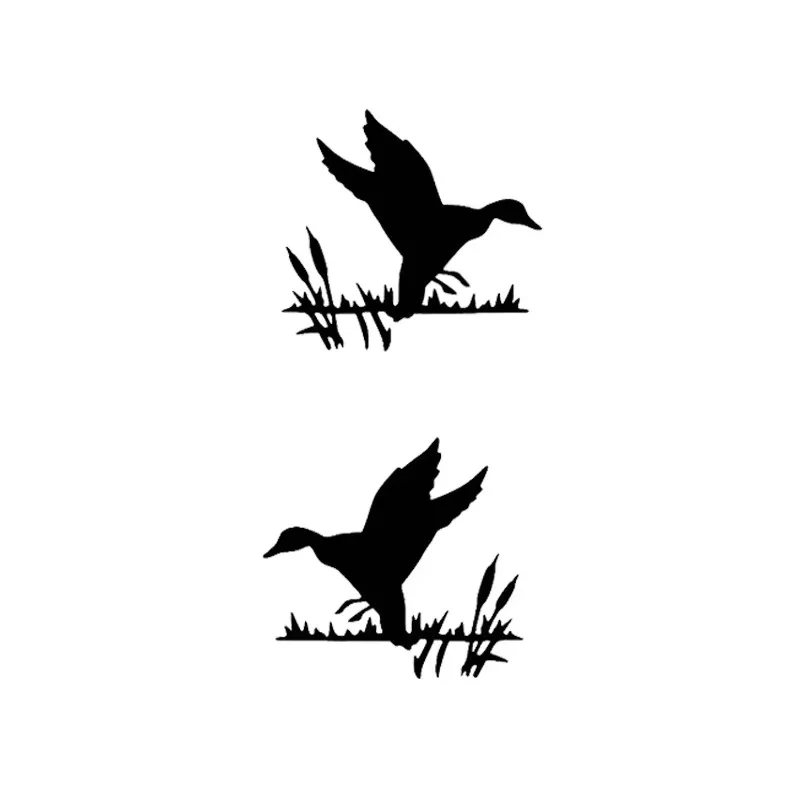 

Большая пара летающих диких птиц для загрузки дверей и внедорожников, виниловые наклейки в форме окон для украшения дома