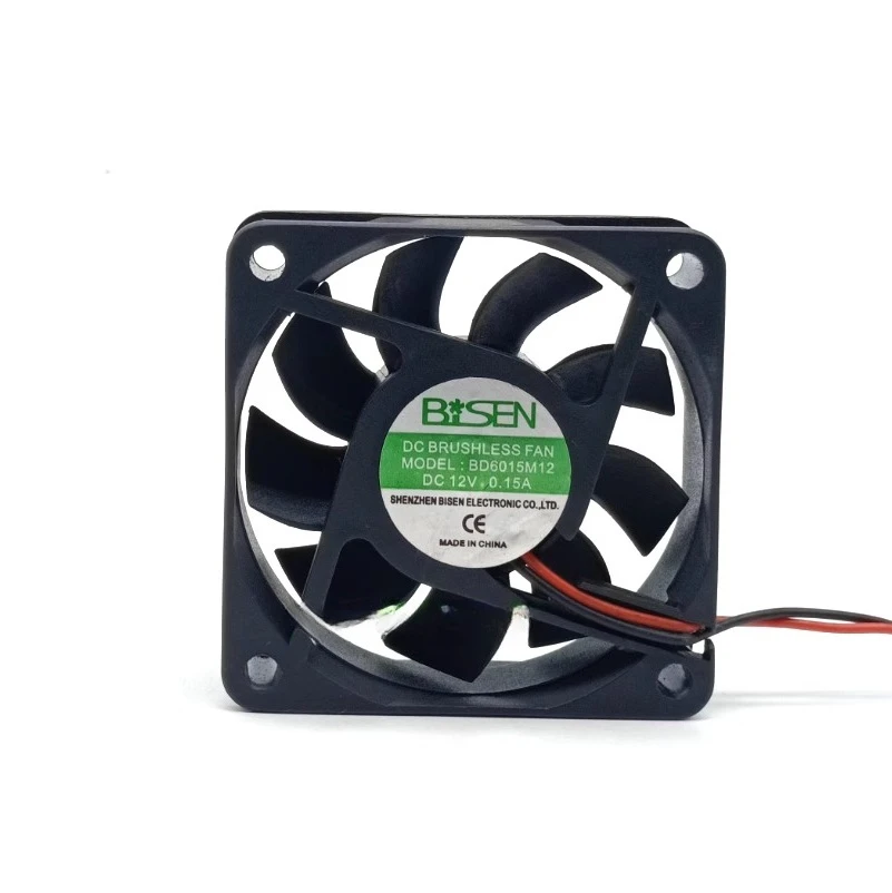 BD6015M12 6CM is suitable for chassis power supply cooling fan 12V 6015 0.15A