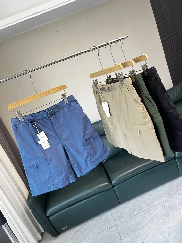 

Водонепроницаемые, устойчивые к разрывам, легкие, быстросохнущие летние повседневные рабочие шорты, модные, прямого кроя, со средней талией, на молнии