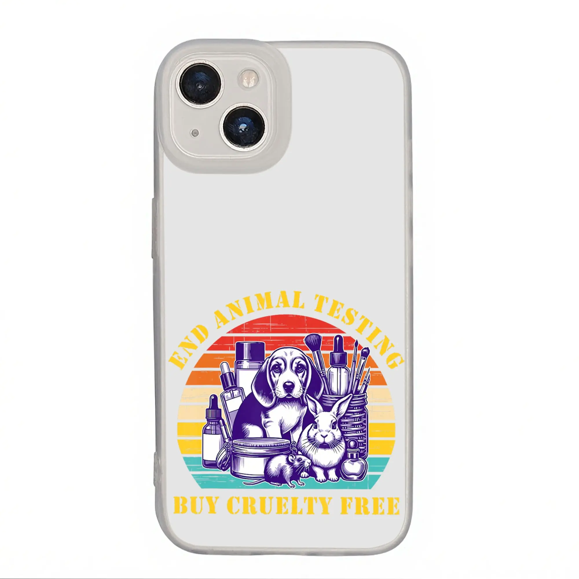 Nouvelle coque de téléphone antichoc et résistante aux chocs, testée sur animaux, sans cruauté, végane, pour iPhone 17 16 15 14 13 12 11