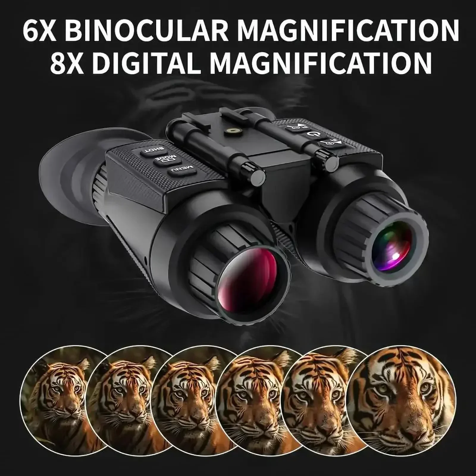 NV8000 NV8300 3D Night Vision Binocular Goggles Binoculars Telescope Hunting Googles for Helmet 1080P HD Night Vision Device