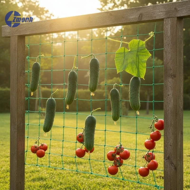 New！1Pack Green Nylon Garden Trellis Netting For Climbing Plants Heavy Duty Mesh Net For Cucumber Tomato Grapes