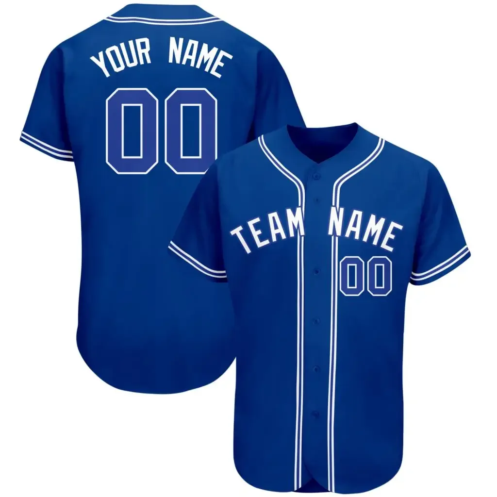 

Custom Baseball Jersey Team Name/Number Print Washable V-neck Soft Sportswear for Adults/Youth Outdoors/Indoors Big size