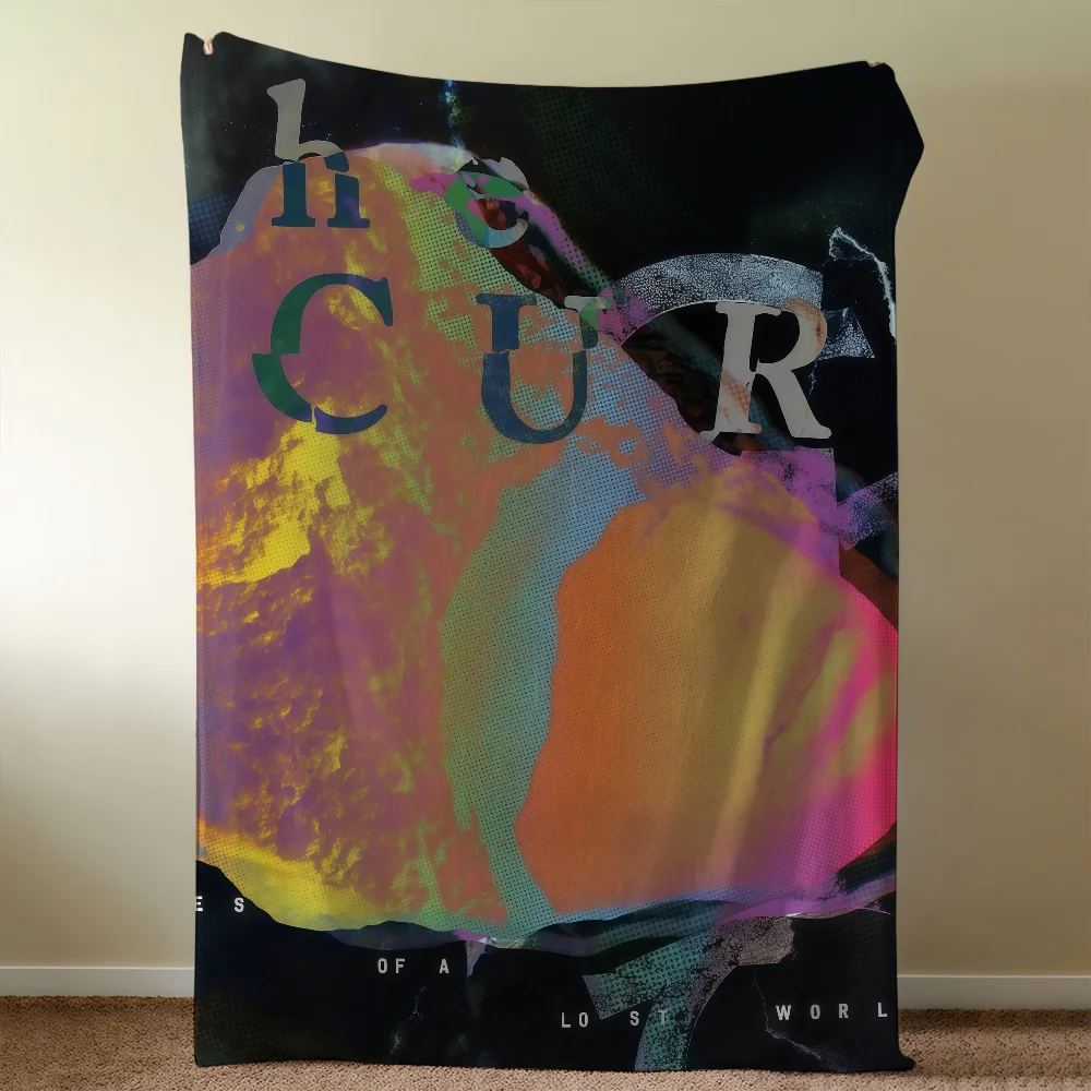 The C-CureS Albums Blanket Throw Super Cosy Plush Living Room Sofa Couch Childish Birthday Gifts