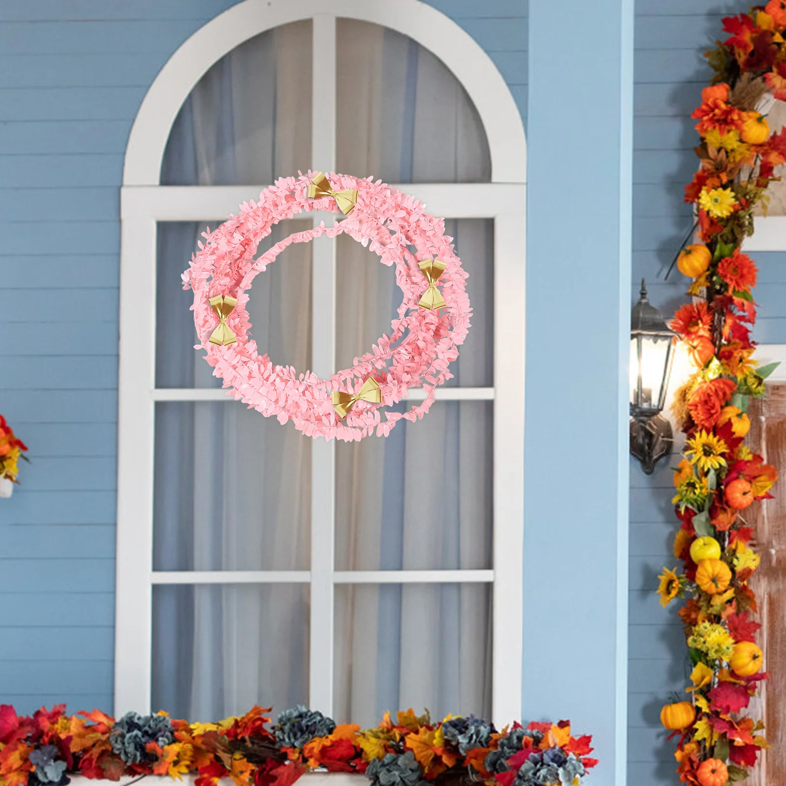 3 قطعة سلك الحديد ورقة الكرمة 75 متر DIY بها بنفسك نبات صناعي الزخرفية لحفل الزفاف حديقة المنزل لوازم الحرفية أوراق الكرمة العنب للحرف اليدوية