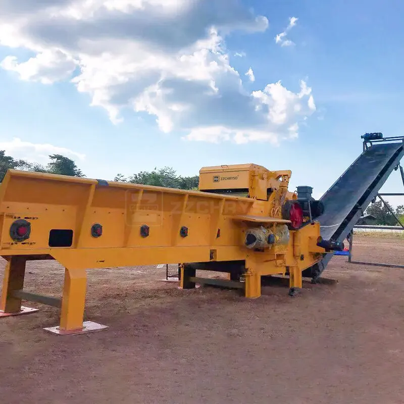 High Capacity Comprehensive Crusher Waste Wood Crushing Machine Wood Shredder Log Shredding Equipment Wood Working Machinery