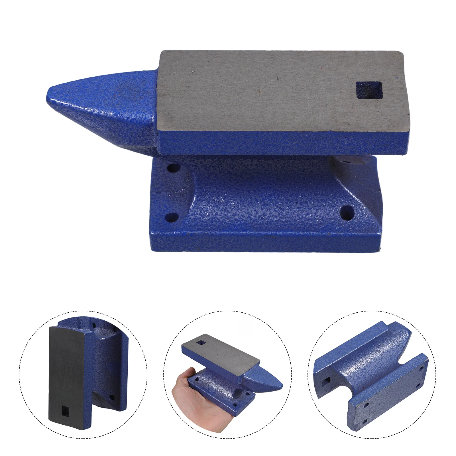 

1pc Heavy Duty Horn -Knock Tool Sturdy Rust-Resistant Durable Beating Pad For Diy Metalworking