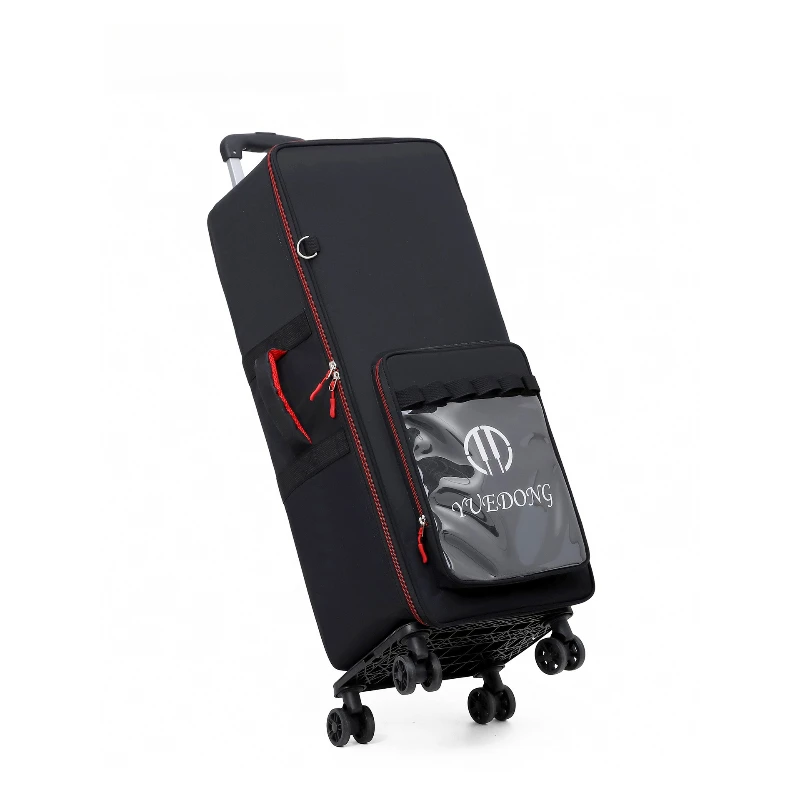 Fold Electric Piano Bag Thicken Electronic Organ Storage Bag Large Capacity Electronic Keyboard Organize Handbag with Pull Rod