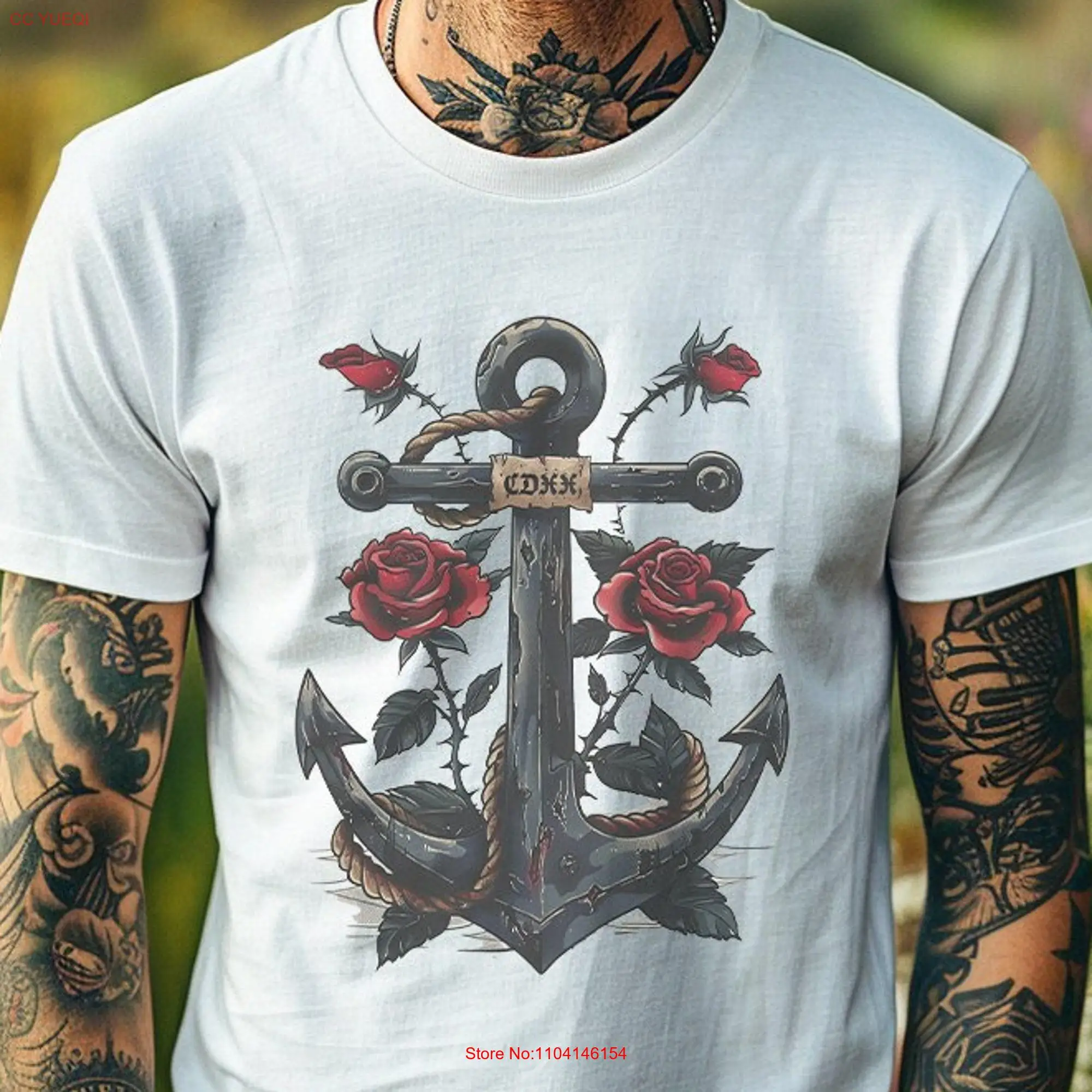 Old School tattoo vintage anchor style graphic Softstyle T Shirt american traditional gifts shirts hipster tee