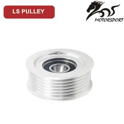 Aluminum LS Billet Grooved Tensioner Pulley for LS1 LS2 LS3 LS6 5.3 6.0 6.2