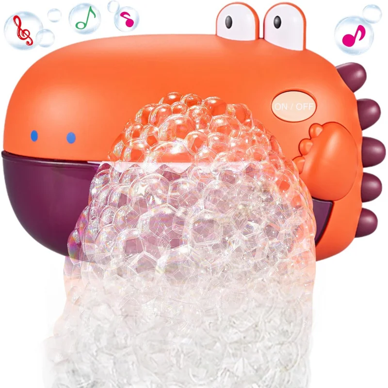 

Dinosaur Bath Toys for Toddlers,Children's Bathroom Bath Water Play Toys,Automatic Bubble Machine Bathtub Toys for Boys & Girls