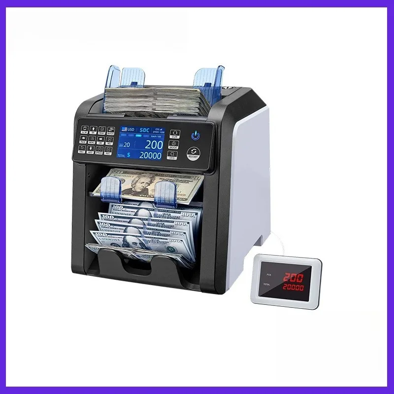 Ondersteuning multi-foreign valuta punt bankbiljetdetector CIS beeldherkenning gemengd punt totaalbedrag verticale machine
