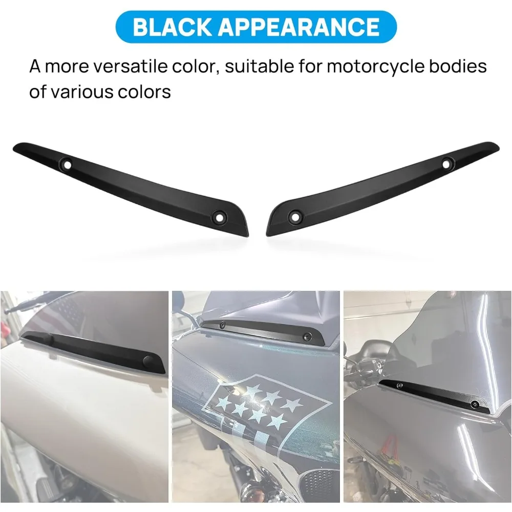 Motorcycle Windshield Trim Windshield Side Trim for Harley Road Glide Ultra FLTRU FLTRX Special FLTRXS 2015-2022