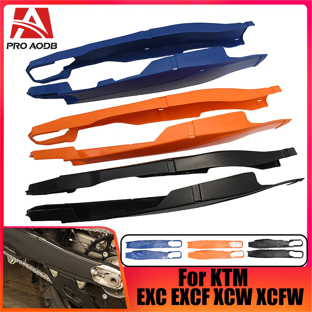 

Motorcycle Swingarm Swing Arm Protector 2020 New Flat Fork Protection Cover For KTM EXC EXCF EXCF XCW XCFW TPI Six Days 200 250