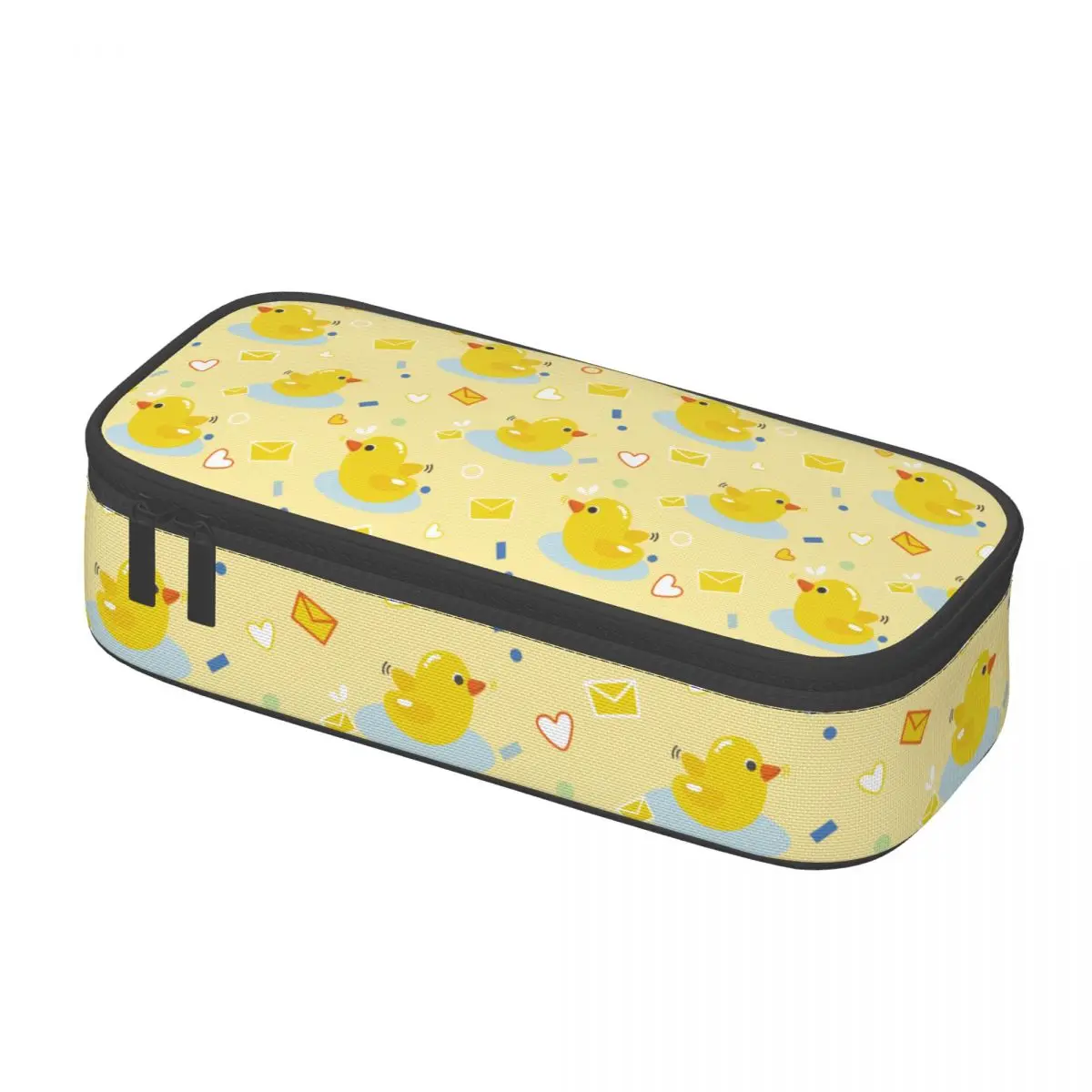 Little Cute Duck Pattern Cartoon Pencil Cases Pencil Pouch Pen Box for Student Pencil Bags Students School Zipper Stationery