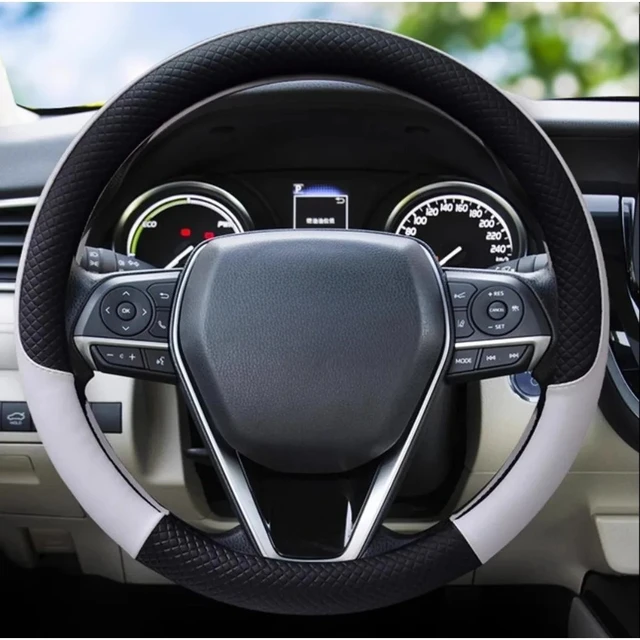 Microfiber Leather Steering Cover 3