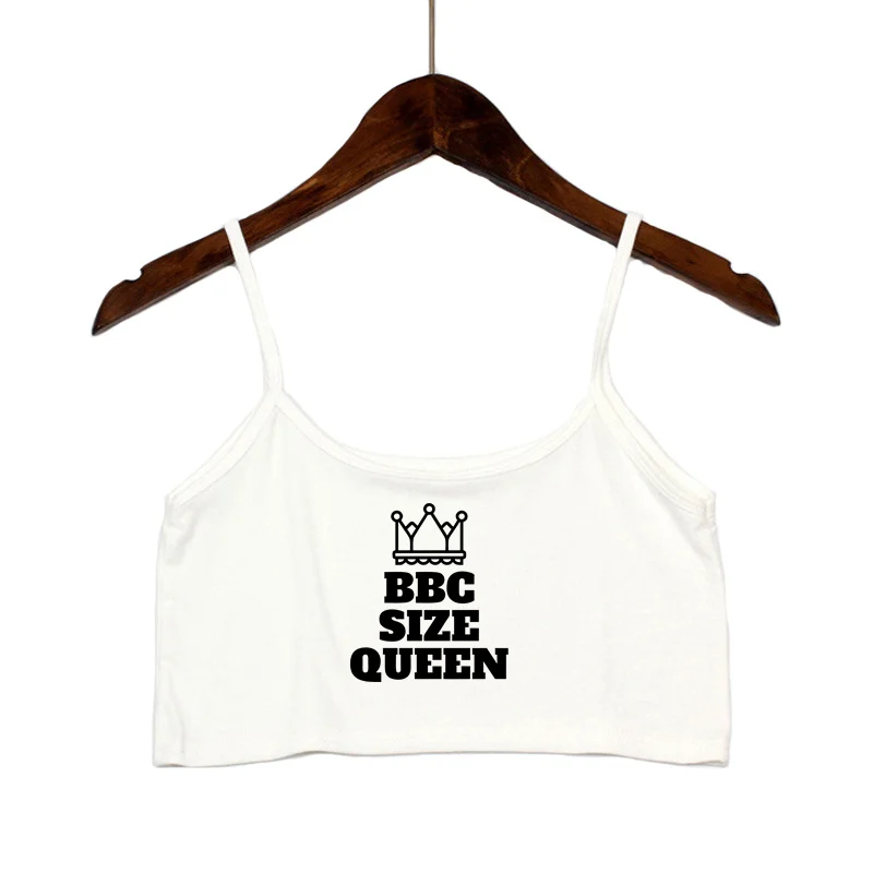 BBC Queen Fashion Womens Clothes New Sexy Seamless Cotton Sleeveless Female Tank Top Black Camis Backless Camisole Crop Top