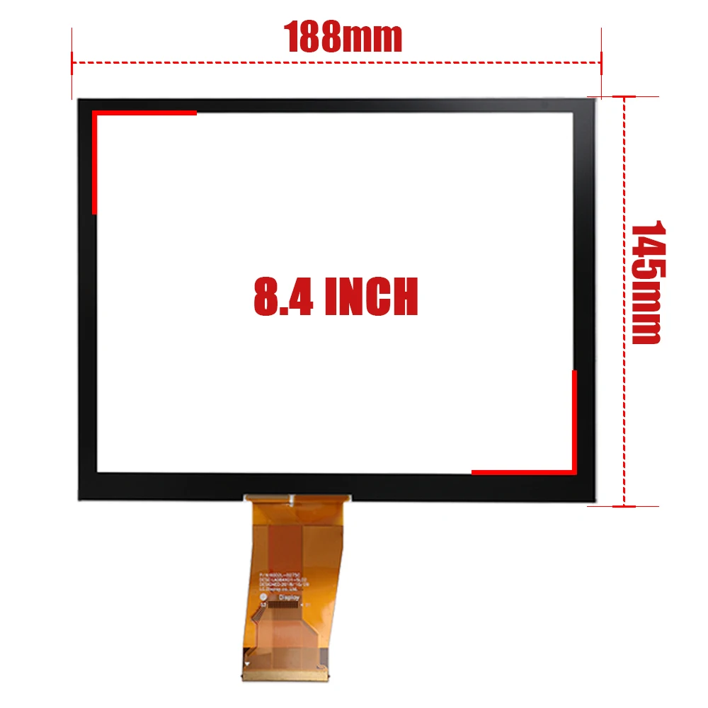 LA084X01(SL)(01)(02)New Uconnect 8.4 Inch LCD Touch Screen Digitizer For Dodge Challenger Charger Durango Radios GPS Navigation
