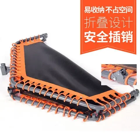 Bouncing Bouncing Bed for Adults, Home Use, Folding Gym, Armrest, Bungee Jumping Bed, Trampolines, Home Use