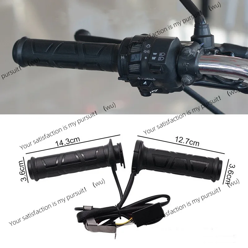 

Новый универсальный мотоцикл 22 мм, ручки с ручным подогревом, формованные ручки, грелки, регулировка температуры, горячий руль