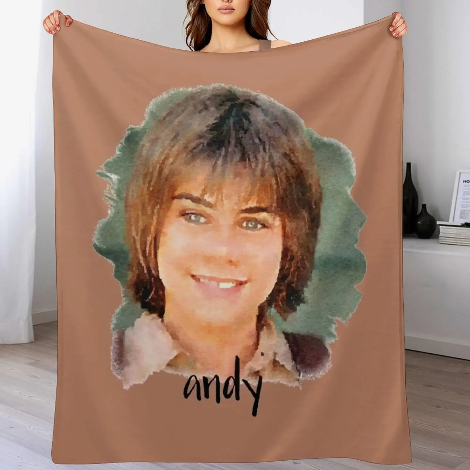 Andy Garvey Throw Blanket Multi Purpose Soft Warm Blanket for Home Travel
