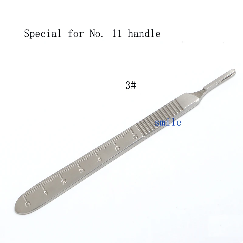 ความงามพลาสติกอุปกรณ์เครื่องมือ No. 11สแตนเลส No. 3 Handle ฝึกโทรศัพท์มือถือฟิล์มเครื่องมือ