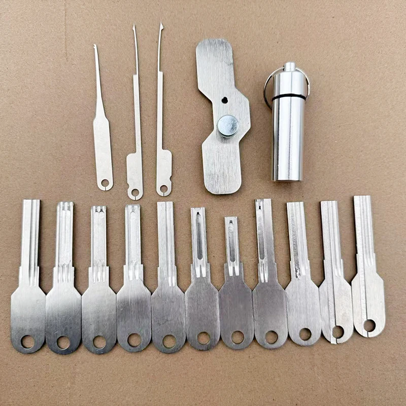 11 PCS Tin Foil Tools Full Set Locksmith Tool Supplies Repair Accessories Kit Good quality