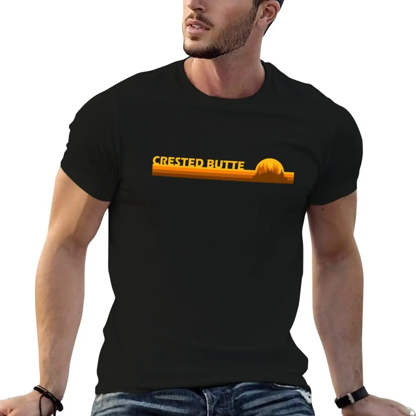 

Crested Butte T-Shirt graphic tee shirt Man t-shirt blanks t shirts for men
