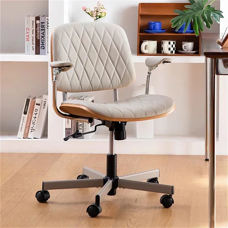 Sedentary Comfort Study Chair Home Office Bedroom Luxurious Office Chair Adjust Meditation Salon Furniture Silla Escritorio FYOC