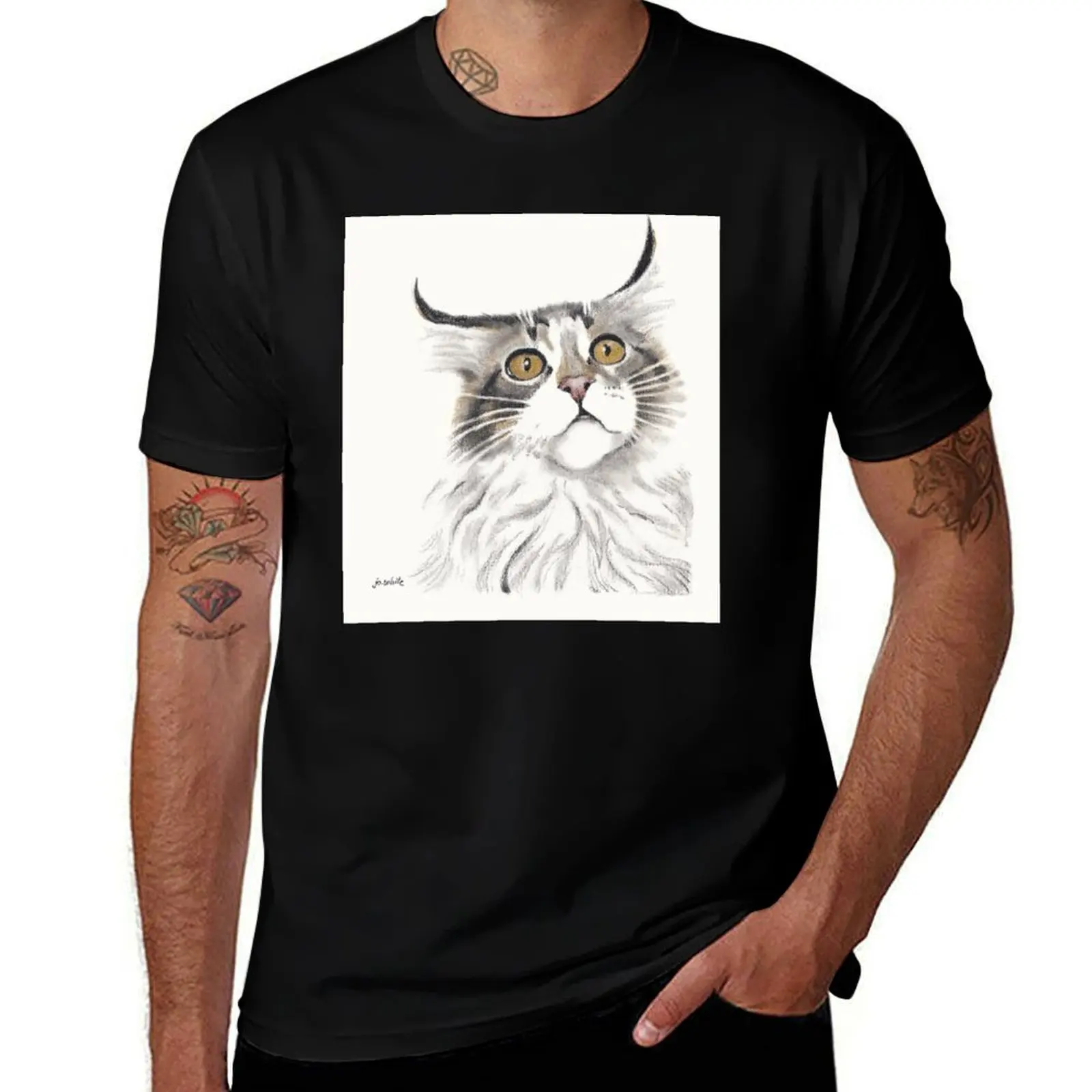 Maine Coon Funny Faces - Marcie T-Shirt essential t shirt tees mens cotton t shirts