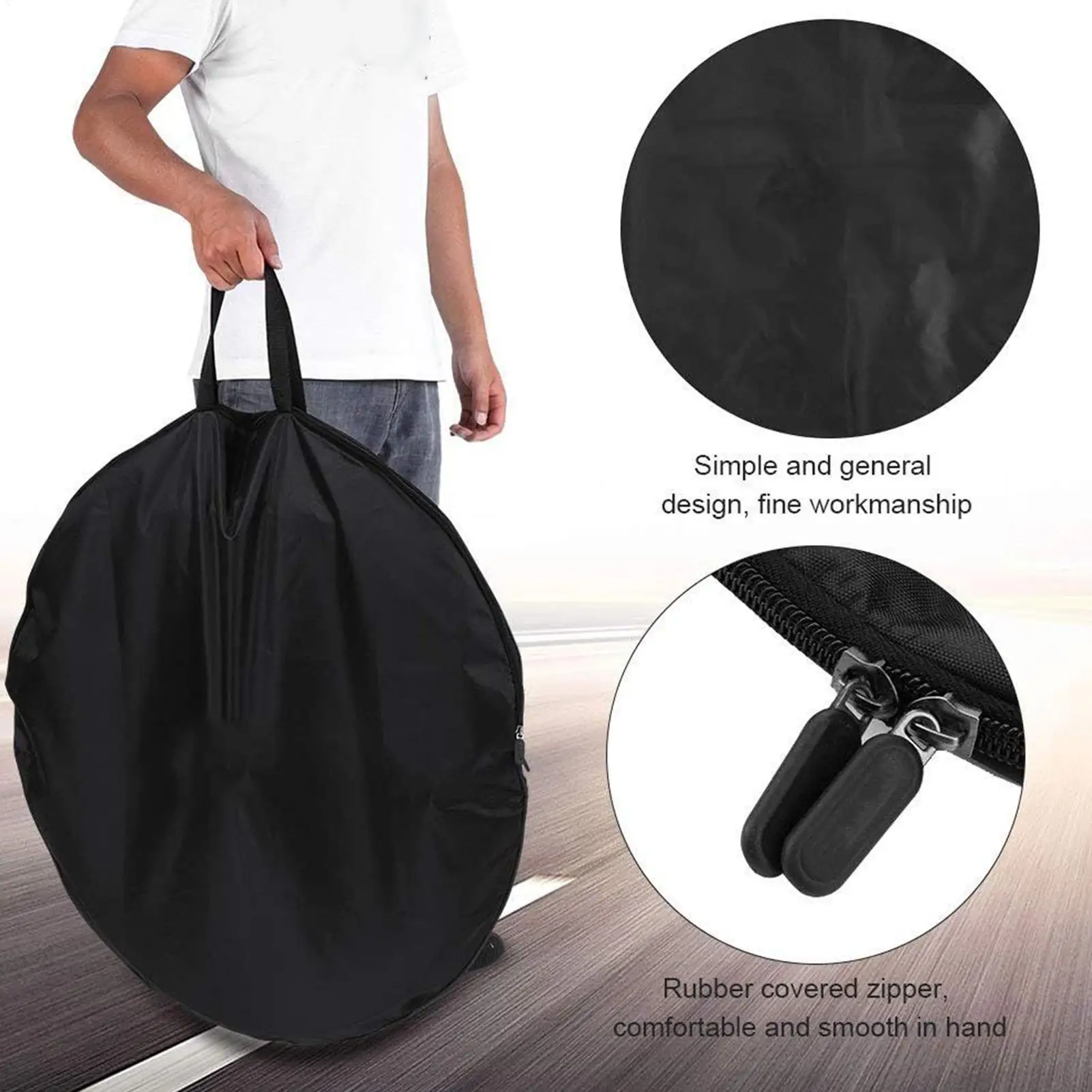 

Waterproof Nylon Bicycle Wheel Bag 76x76x1cm Wheel Carry Storage Bags Dustproof Mountain bike Road Bike Tires Accessories
