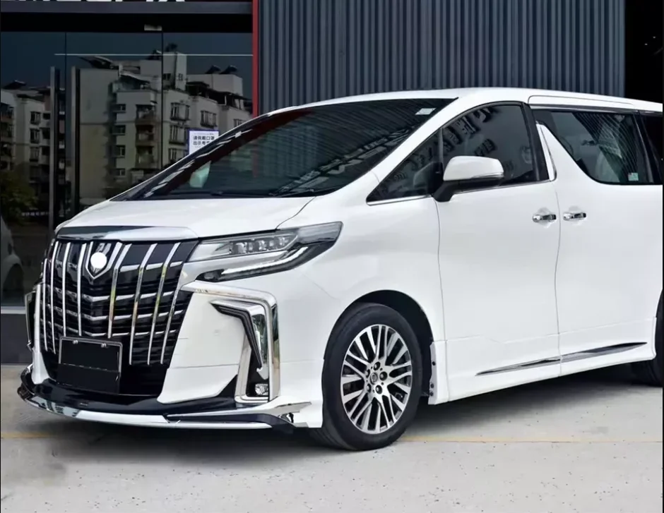 New Arrived 100% Fitment 2015conversion To 2019 Alphard Sc Body Kit Pp Material Bumper For Toyot Alphard 2015-on