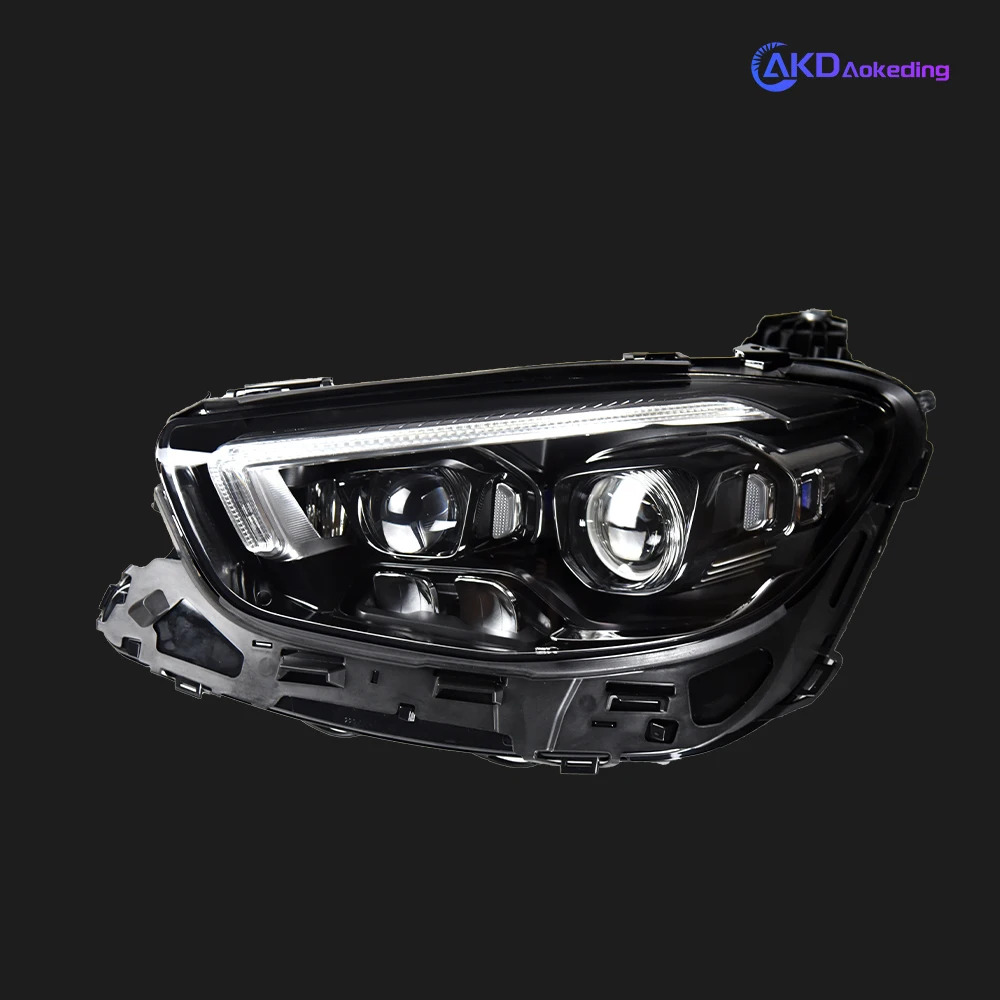 AKD Head Lamp for BENZ W213 LED Headlight 2016-2023 Headlights E200 E260 E300 DRL Turn Signal High Beam Angel Eye Projector Lens