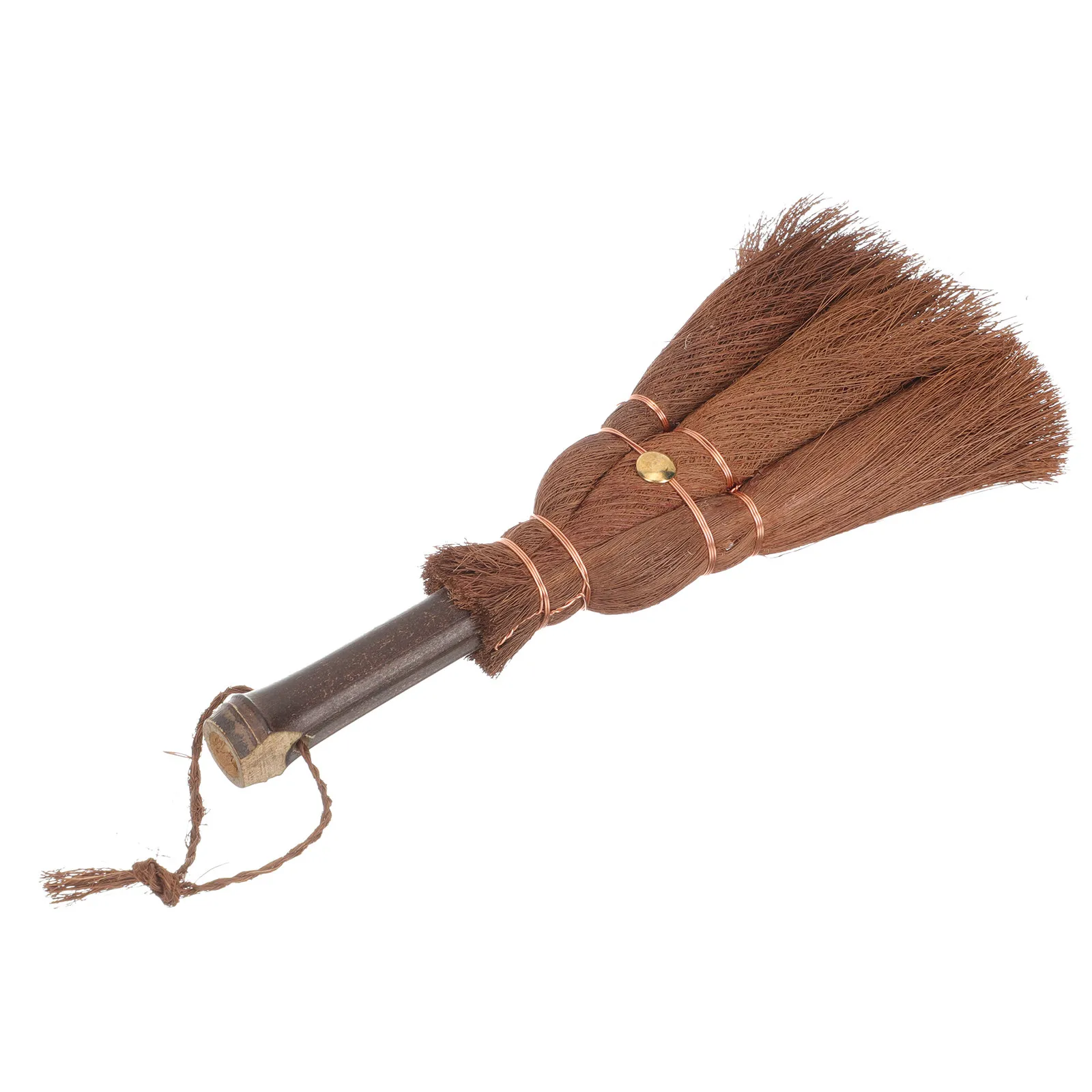 Dustpan Broom Cleaning Handle Halloween Christmas New Year Broom Dust Bamboo Duster Cleaning Broom Dust Cleaning Brush Woven