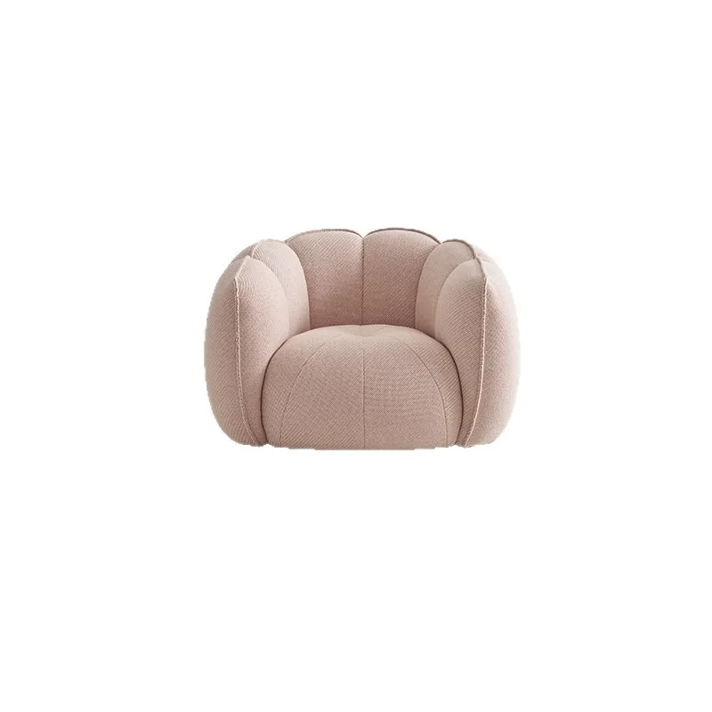 single sofa, parent-child full sponge compression sofa, living room lazy sofa